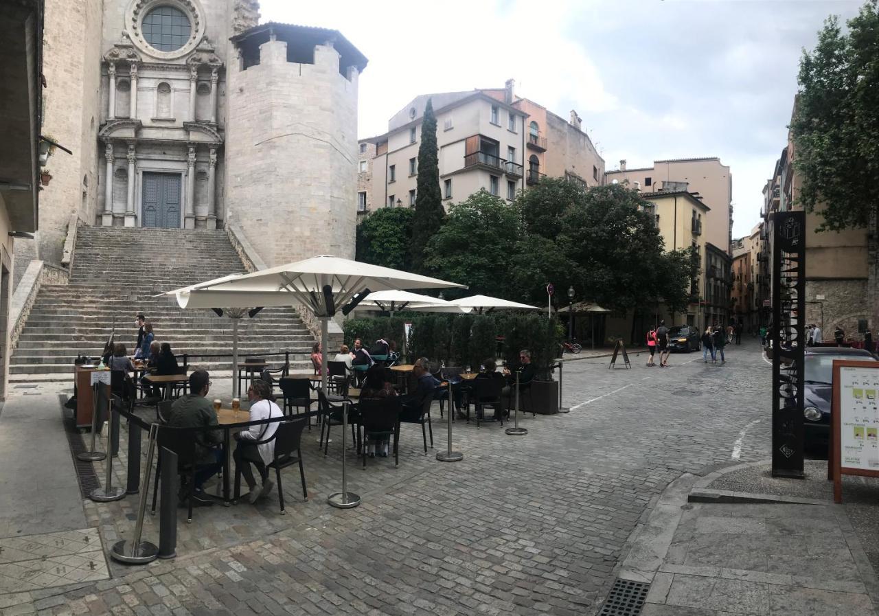Apartamento Con Encanto Y Terraza En Barri Vell De Girona, El Cul De La Lleona Zewnętrze zdjęcie